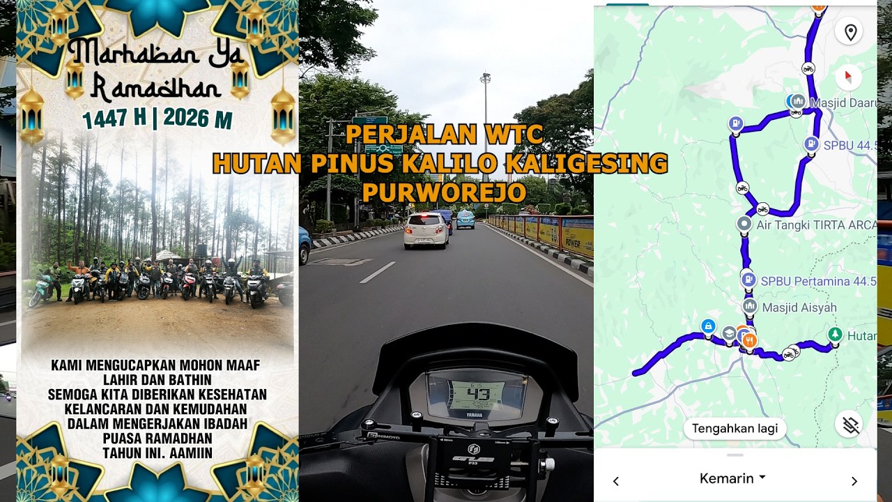 Perjalan bersama WTC ke Hutan Pinus Kalilo Kaligesing Purworejo