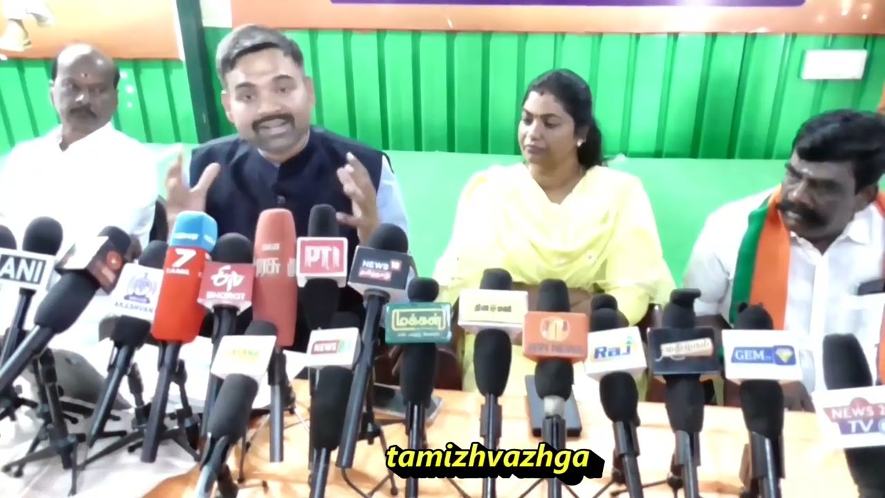 VLR  BJP SPOKES PERSON GURU PRASATH PASUWAN BYTE