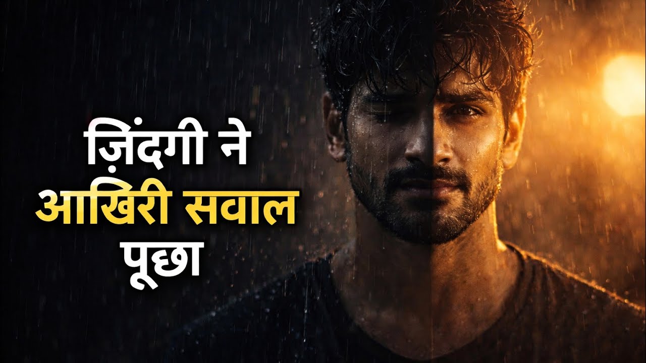 ज़िंदगी ने आख़िरी सवाल पूछा | Emotional Motivational Story | Never Give Up #motivation 