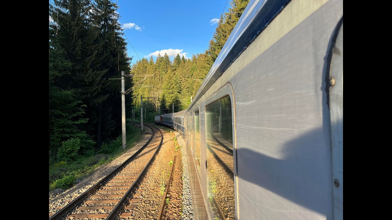 4K Glasul rotilor de tren |Sound of train wheels |din IRN 12472 intre Predeal si Timisu de Sus.