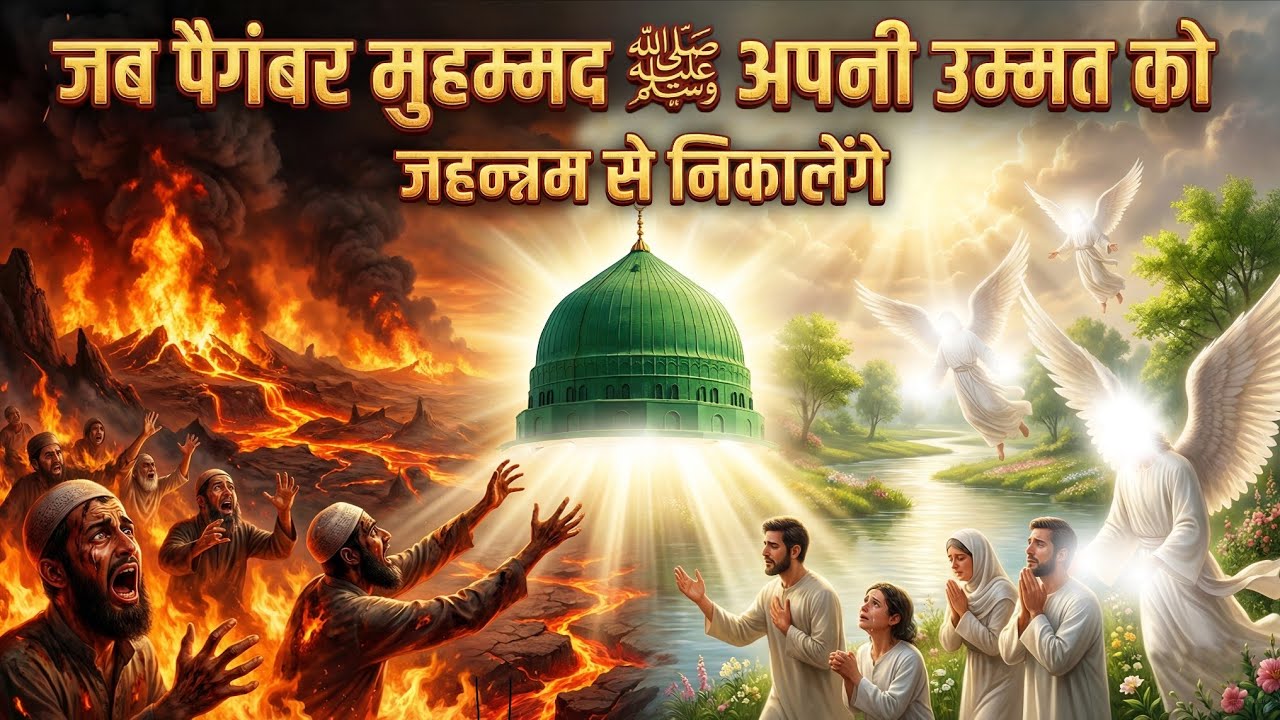 हज़रत मोहम्मद ﷺ अपनी उम्मत को जहन्नम से कैसे निकालेंगे! Qayamat ka bhayanak manzar ! AJ