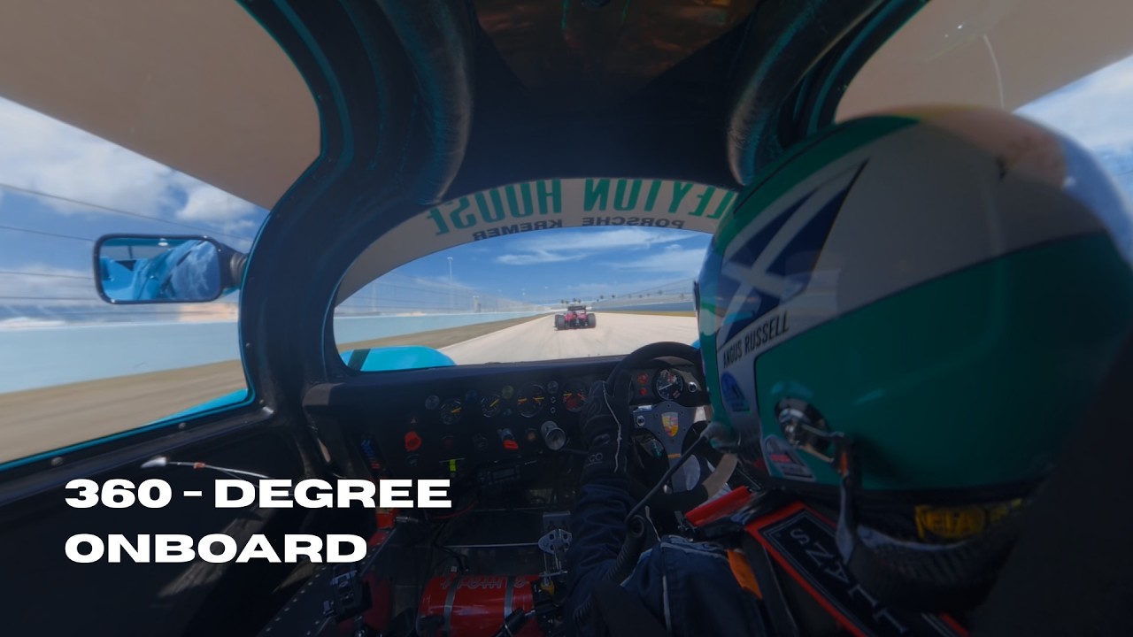 360° Porsche 962 Onboard | Brian Redman's Targa 66 | Homestead-Miami Speedway | Angus Russell