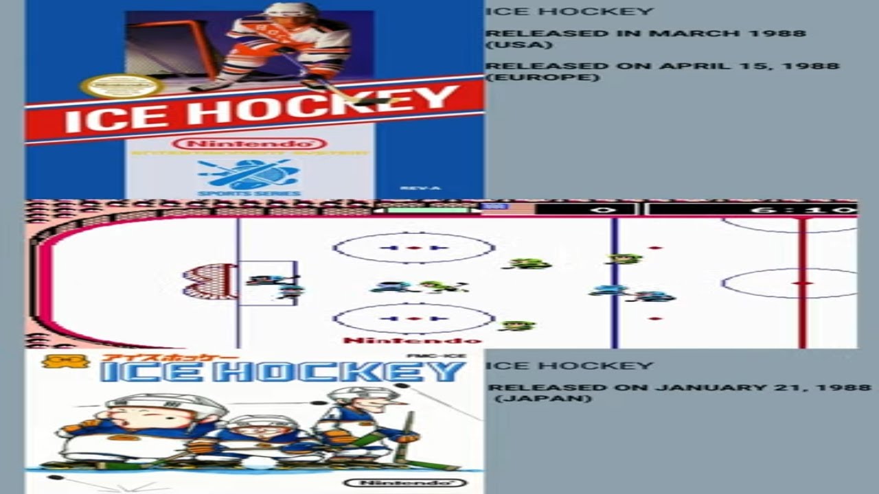Nostalgic Ice Hockey: Fast-paced Action Showcase  #gaming #nintendo
