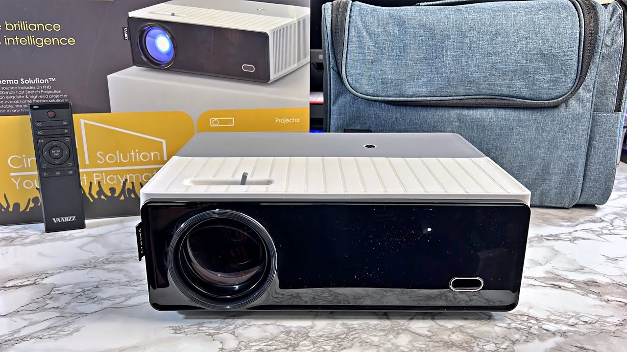 VAABZZ D5000 1080P Home Cinema Projector - Massive 300