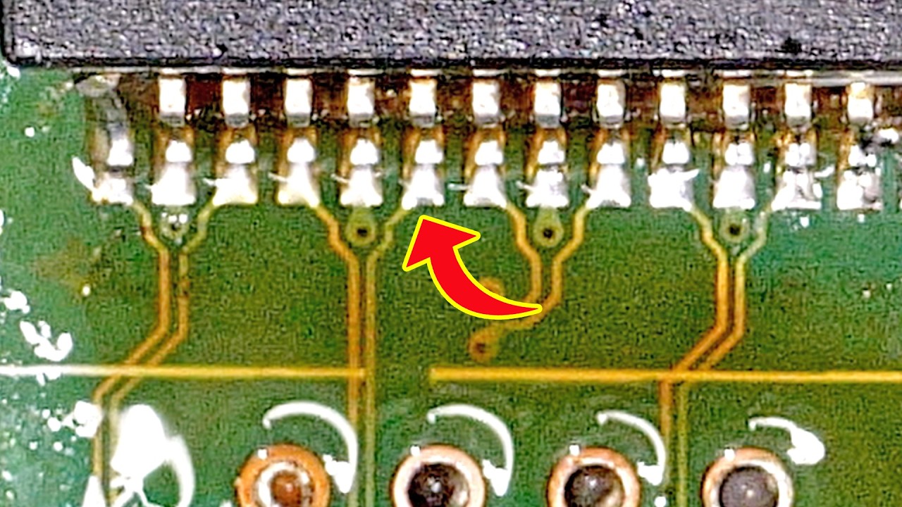 Удивительные приемы пайки для ремонта печатных плат &mdash; Drag Soldering
