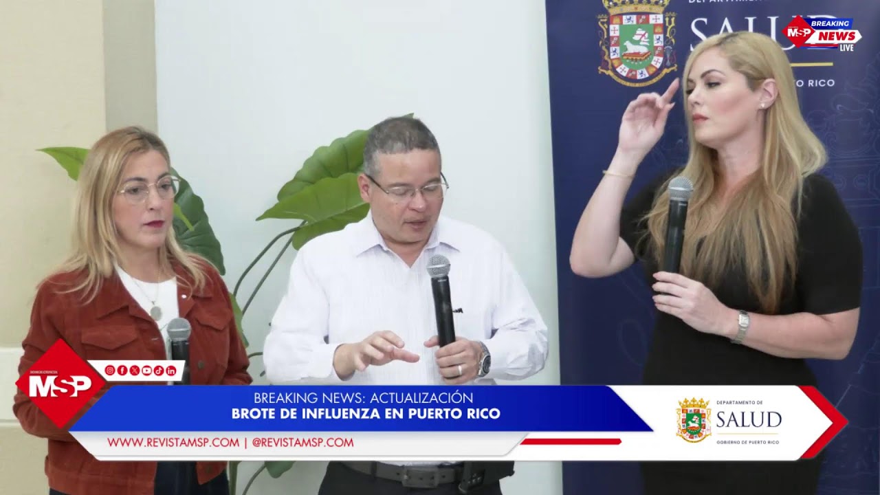Breaking news: Actualización brote de influenza en Puerto Rico