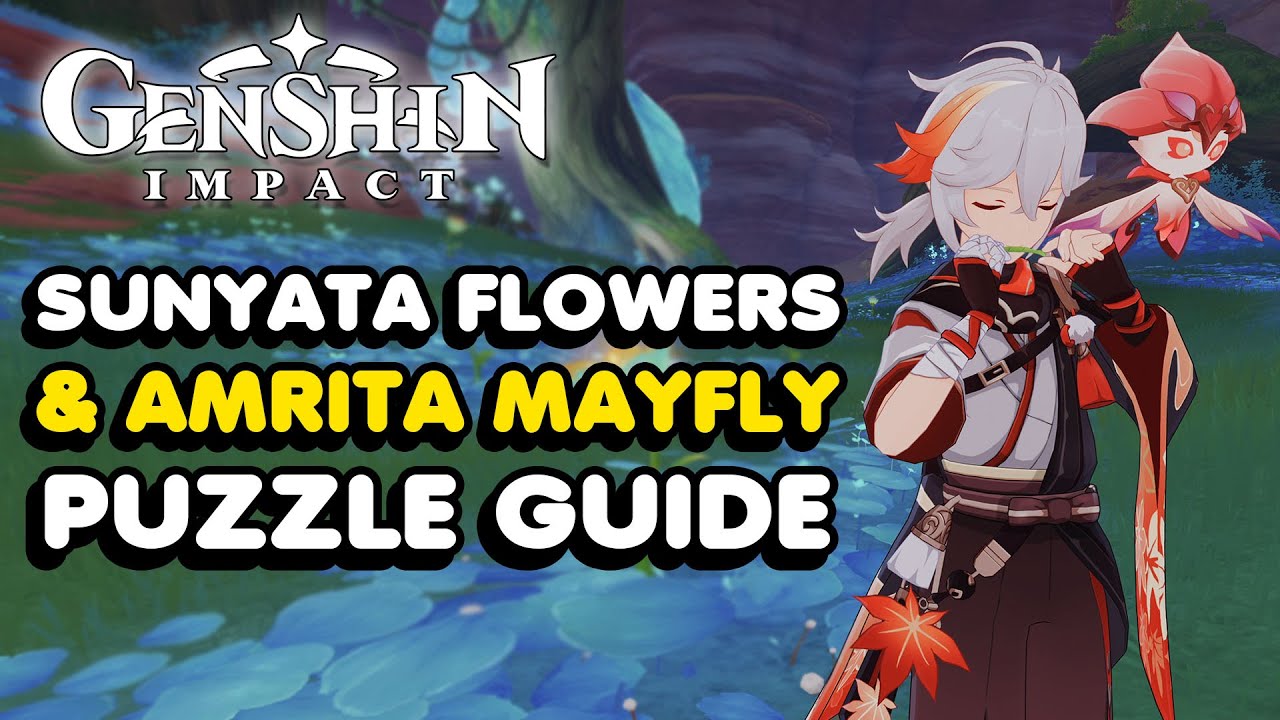 Sunyata Flowers & Amrita Mayfly Puzzle Guide (Sea Of Fertility Achievement) Genshin Impact 3.6