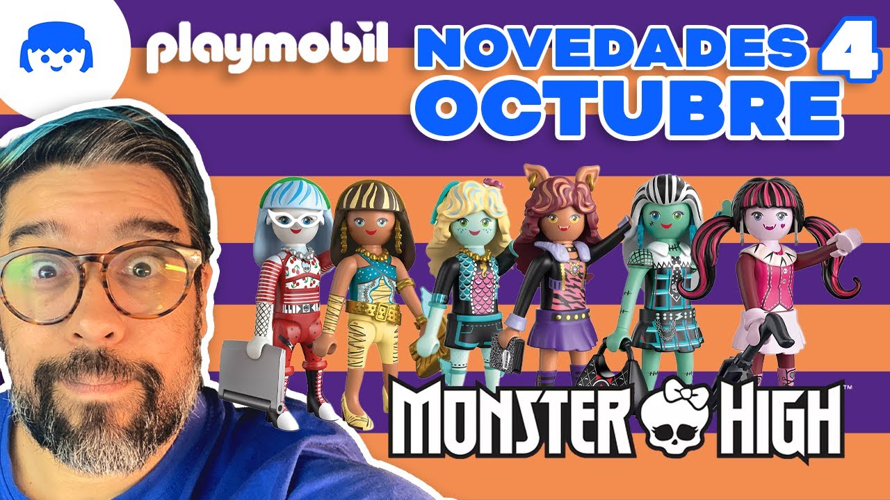 Conoce las Nuevas Monster High de Playmobil 2025