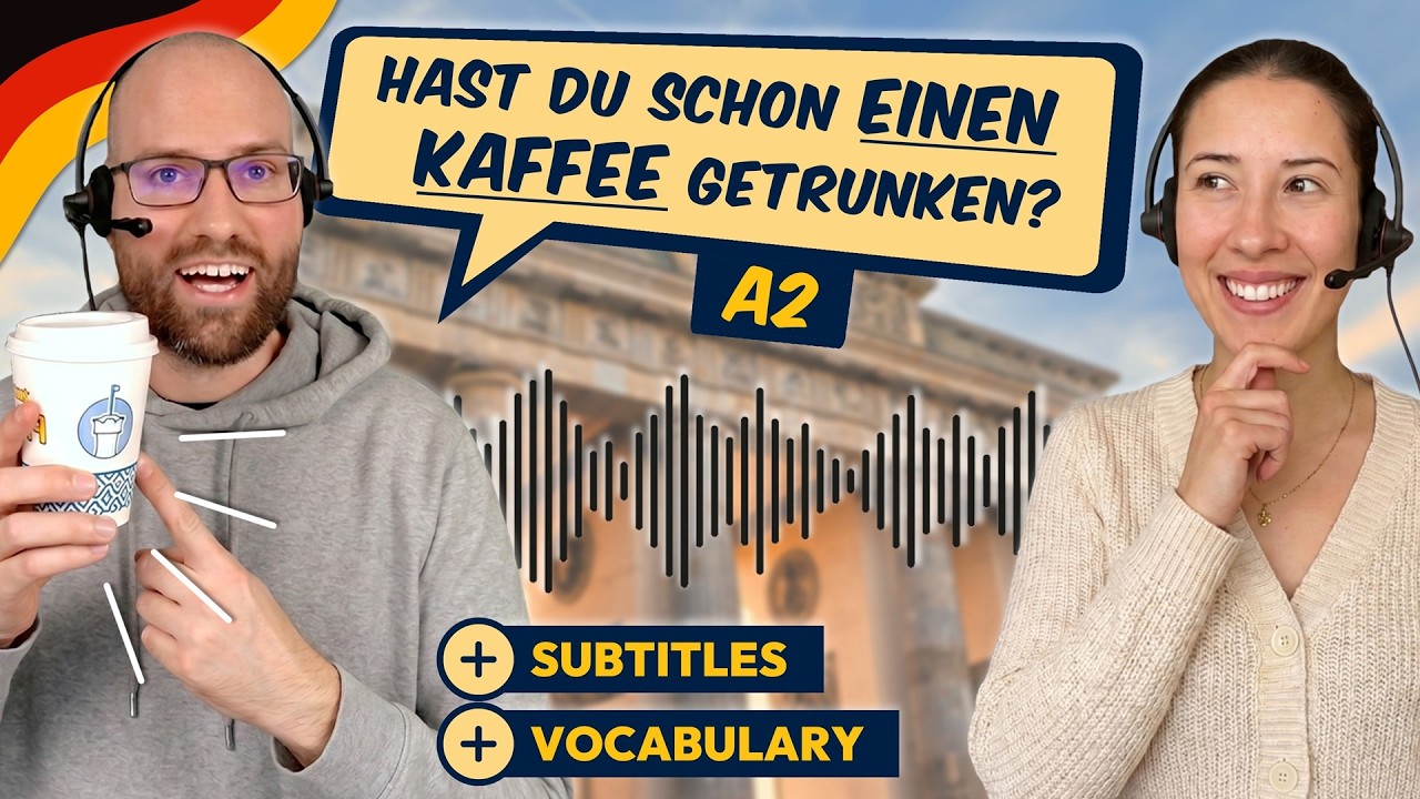 German Conversation Practice (A2) 📣 | Learn to better understand Native Speakers