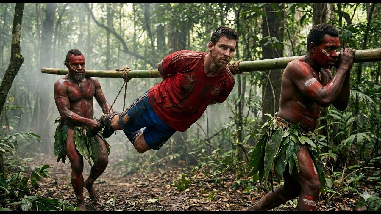 Ronaldo, Messi & Neymar STRANDED… Then They Found an Aboriginal Tribe 😱