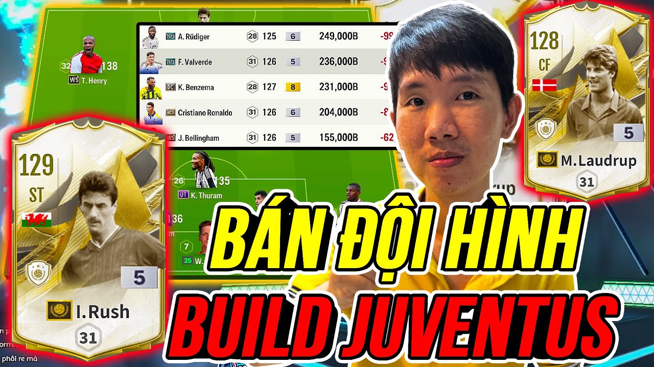 TH&Agrave;NH HO&Agrave; Ch&aacute;n Game B&aacute;n Đội H&igrave;nh Build Team Juventus 2 triệu tỷ BP Lại Ngon Hơn | FC Online