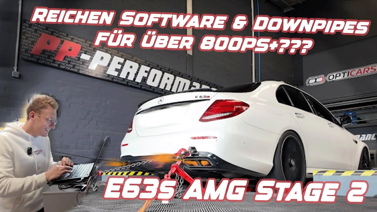 OPTICARS | E63 AMG STAGE 2 SOFTWARE, DOWNPIPES, CPC