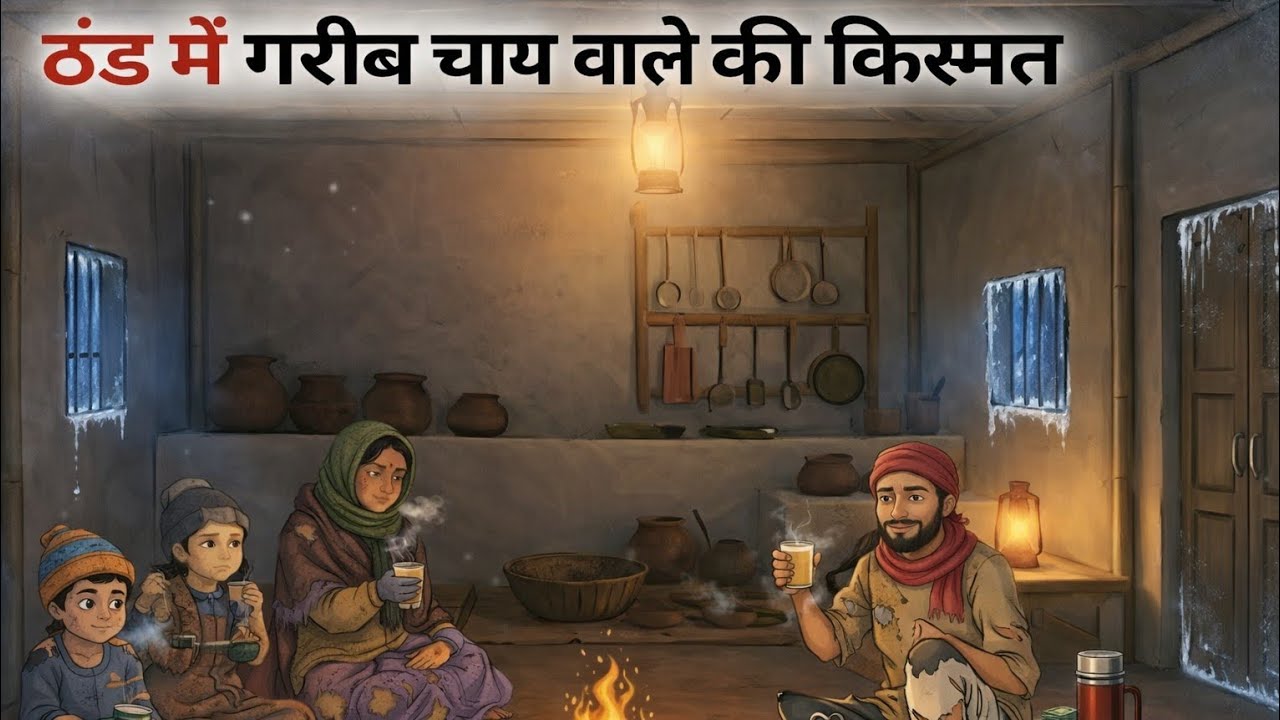 ठंड मै ग़रीब चाय वाले के किस्मत || Thand mai garib chai wale ki kismat || Mora story | hindi kahani