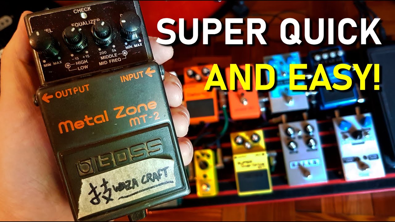 Turn your Metal Zone into a Waza Craft in 5 min? - Tutorial with sound samples