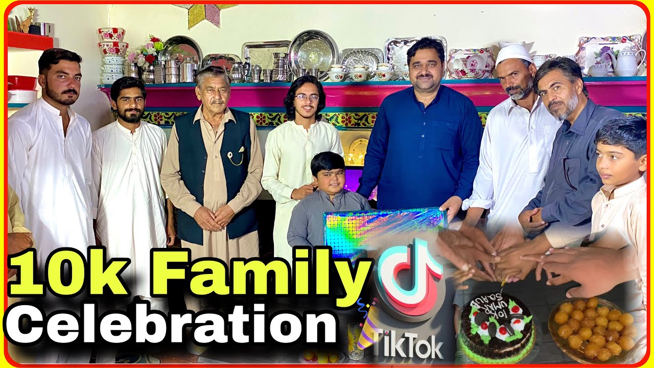 10k Family on Tiktok || Celebration cake cutting with Teachers