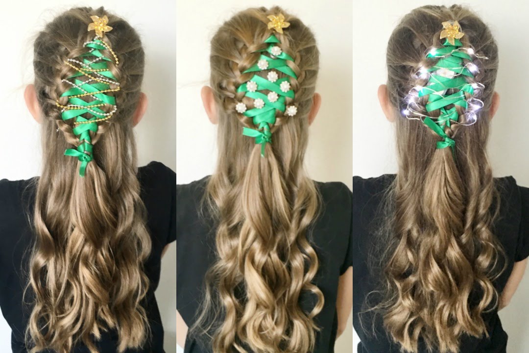 The Ribbon Christmas Tree Braid | 12 Braids of Christmas |