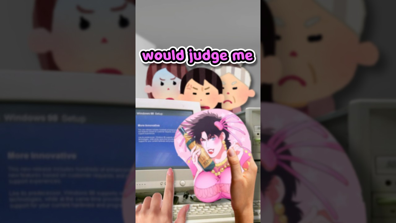 Does anyone actually use a booba mousepad? #vtuber #funny #anime