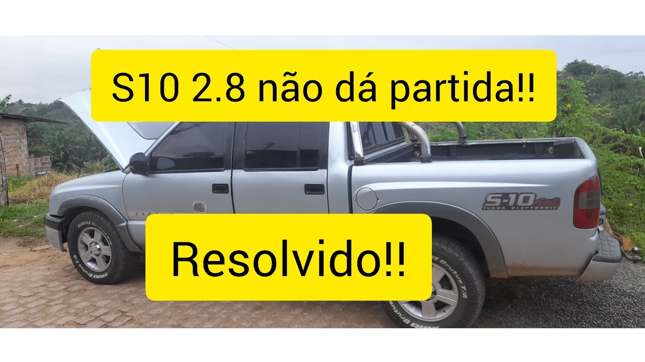 S10 Nao da partida!! motor de partida e sensor de rotação.