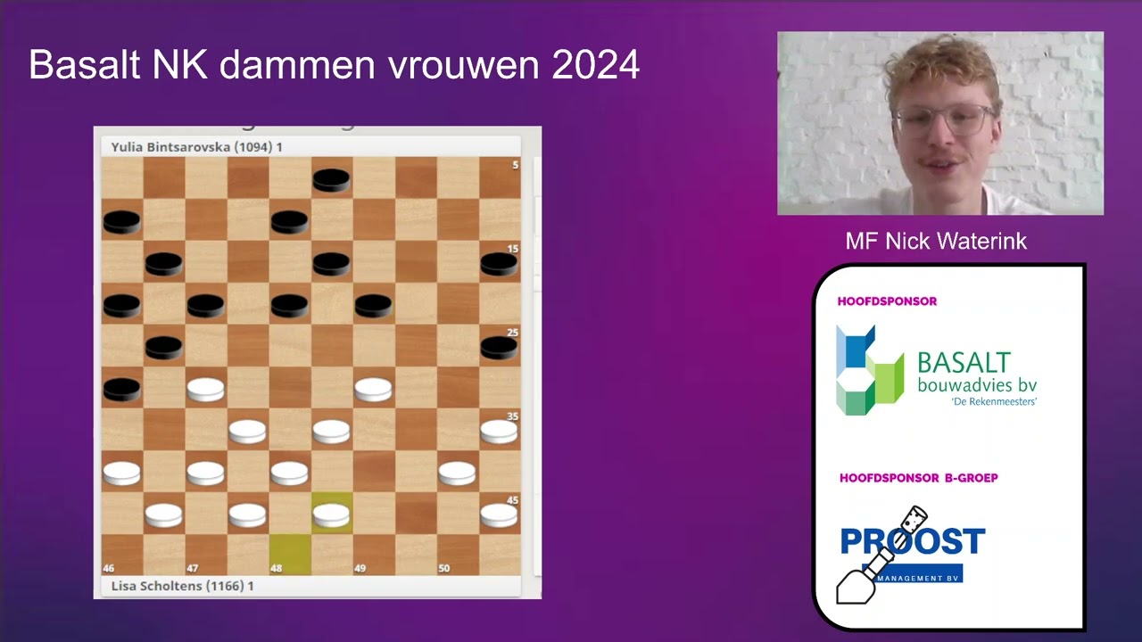 Uitzending NK Vrouwen 2024 Dag 1 -  Nick Waterink
