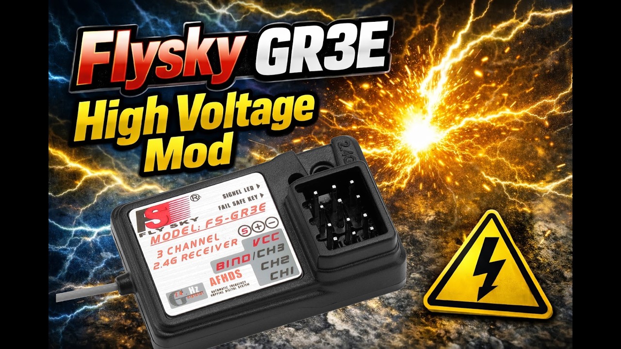 Flysky GR3E High Voltage Mod