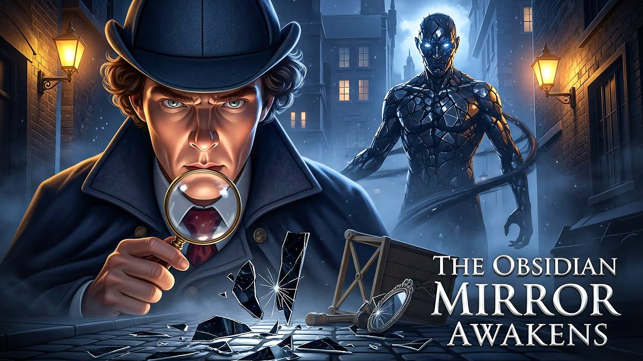 Sherlock Holmes and The Mystery of the Obsidian Mirror  Cozy Victorian Gothic Mystery