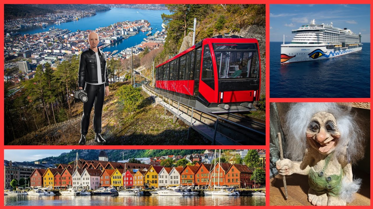 Bergen ☆ Norwegen - Vlog 3 - Kreuzfahrt mit AIDAprima (2025)