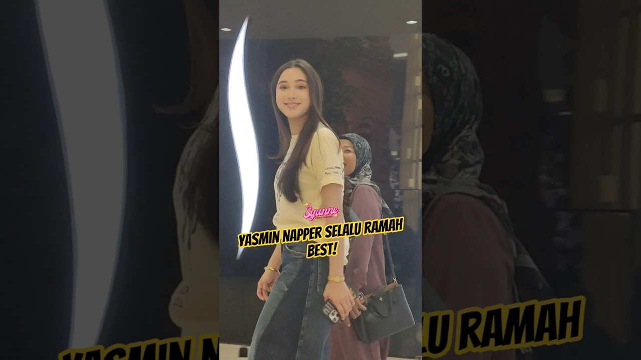 Memang gak lawan ya! Keramahan #yasminnaper luar biasa banget! Tetap balas hi, pas liat di mal!