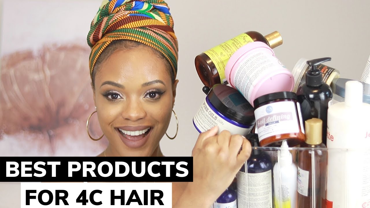 THE BEST PRODUCTS FOR NATURALLY DRY HAIR | How I maintain my 4C hair long and moisturized 💦
