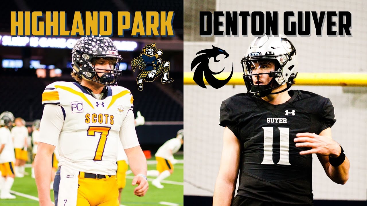 HAS GUYER ALREADY WON STATE? 🔥🔥 Denton Guyer vs Highland Park | Texas High School Football Playoffs