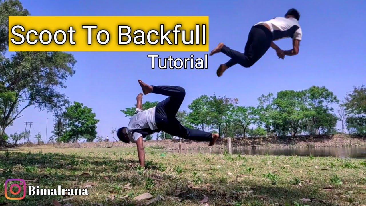 Scoot to Backfull tutorial in hindi | flips & tricks tutorial | Bimal rana