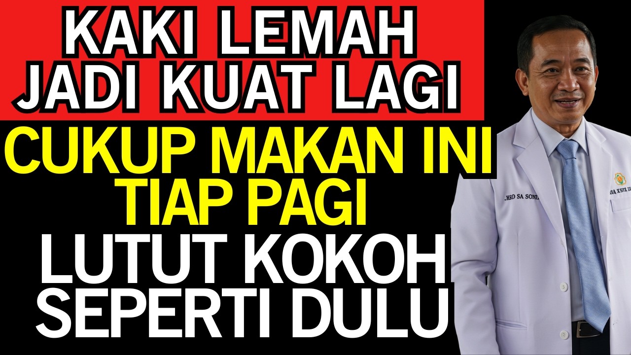 Rahasia KAKI Sekuat BAJA Meski Usia 90‼️Cukup Makan Ini Setiap Hari, Terbukti Ampuh-Kesehatan Lansia