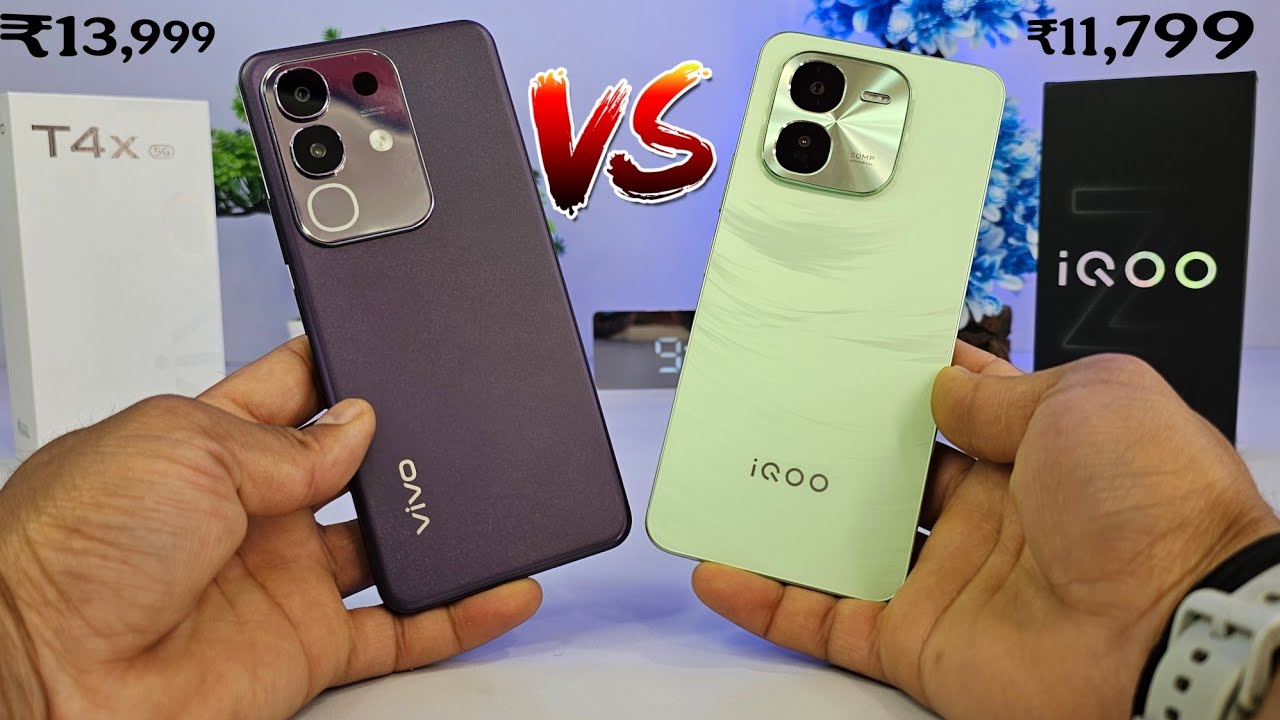 vivo T4x 5G Vs iQoo Z9x 5G Unboxing | Comparison | Camera | Price | Full Details