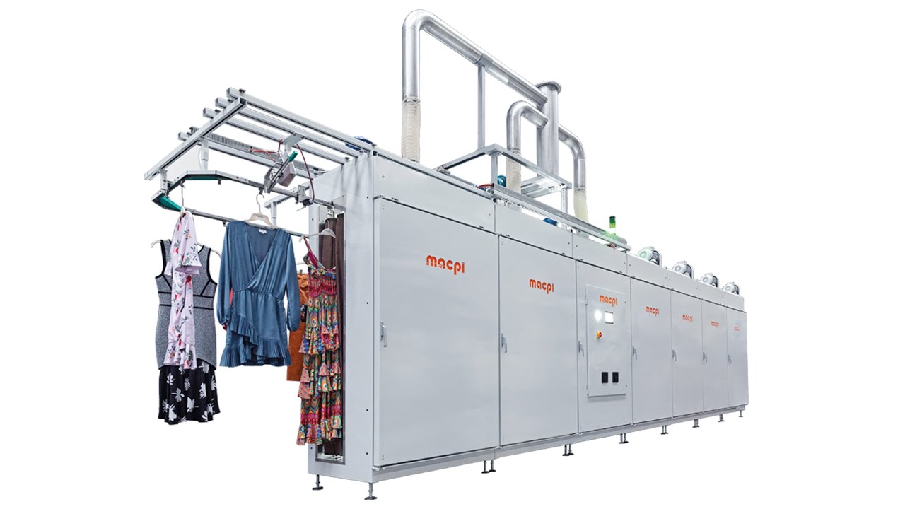 Macpi 535 - 3 CHAMBERS STEAM TUNNEL FOR DRY CLEANING INDUSTRY