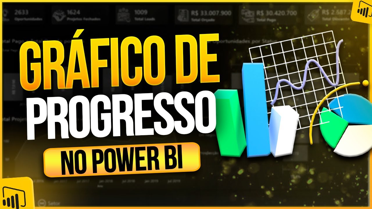 Gráfico de Progresso no Power BI - Circle KPI Gauge