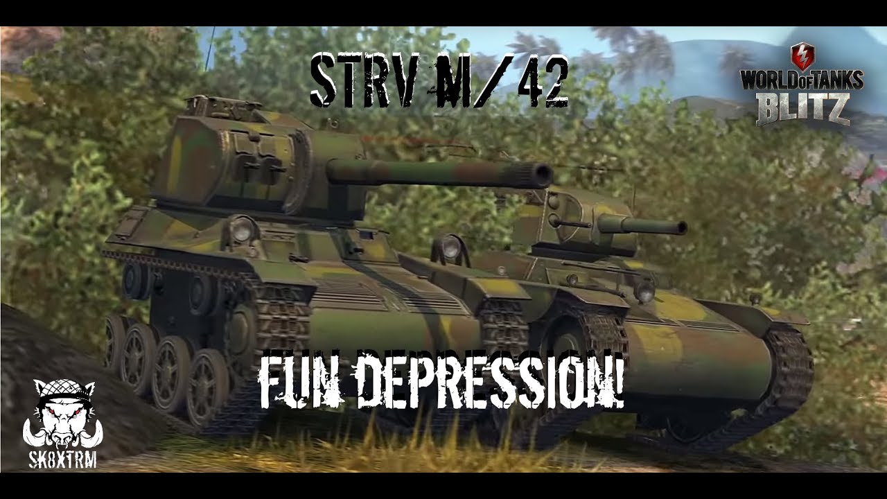 STRV M/42 - Tier V - So Much Depression! Wot Blitz