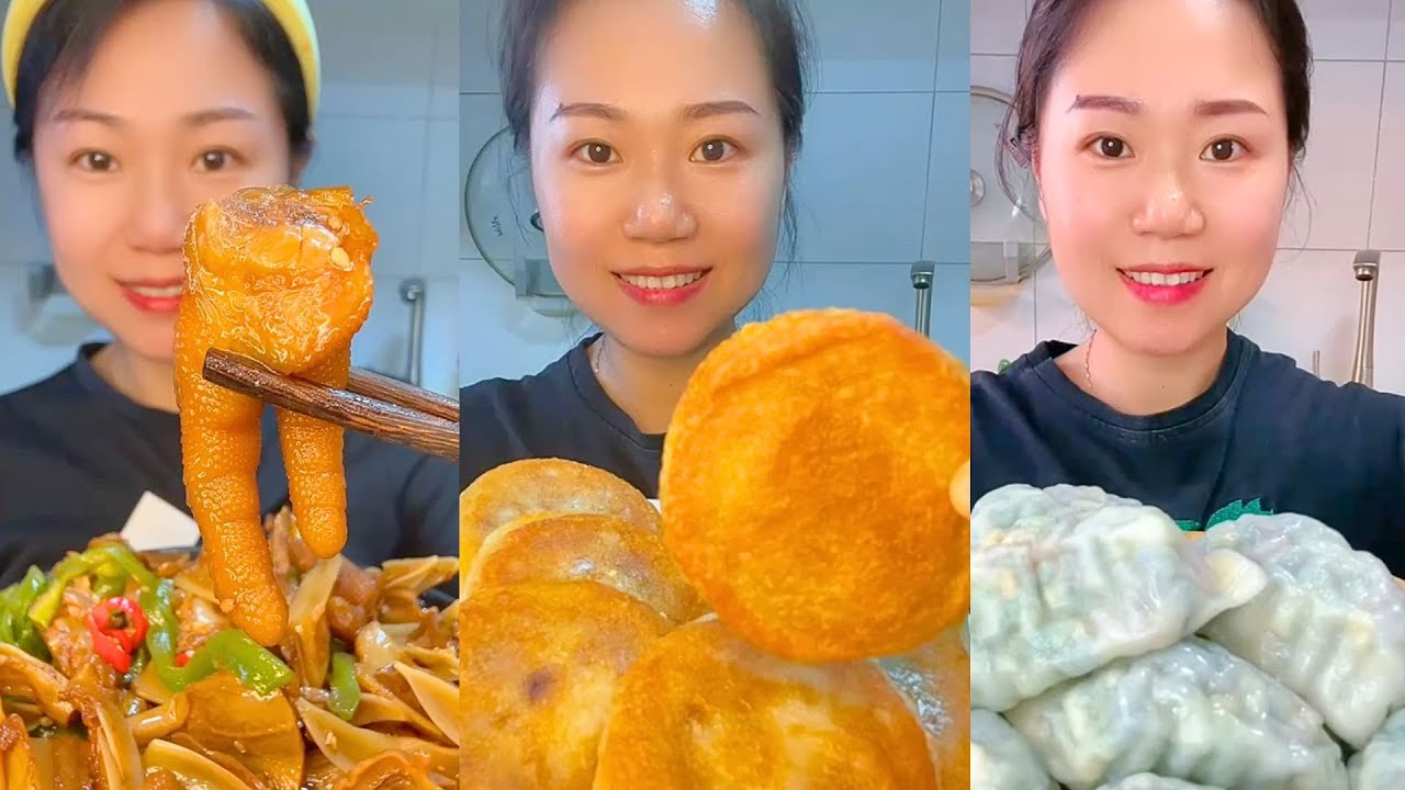 Satisfying Chinese Food ASMR – Unique Snacks & Noodles #82