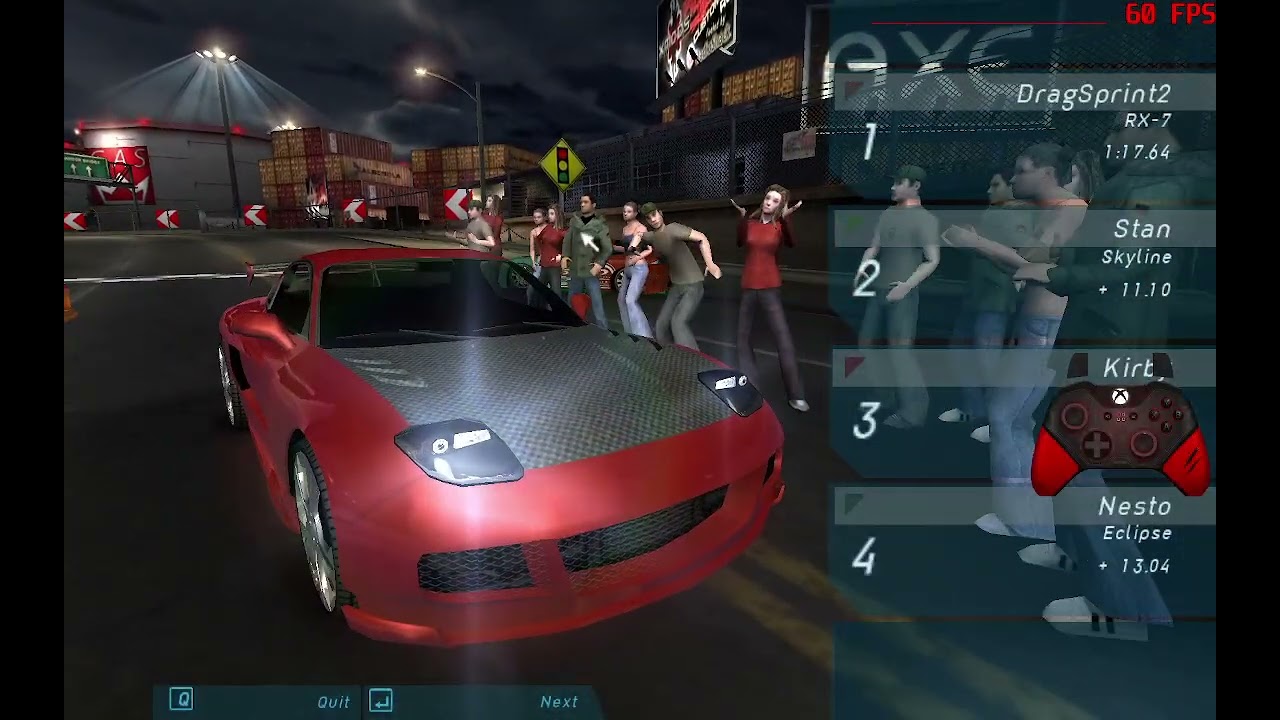 Need For Speed: Underground - 1st Ave Truck Stop - RX7 - NOS/Uniques - New PB