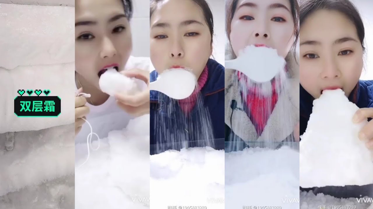 THANKS FOR 1K ..ASMR FREEZER FROST #13 // CUT VIDEO