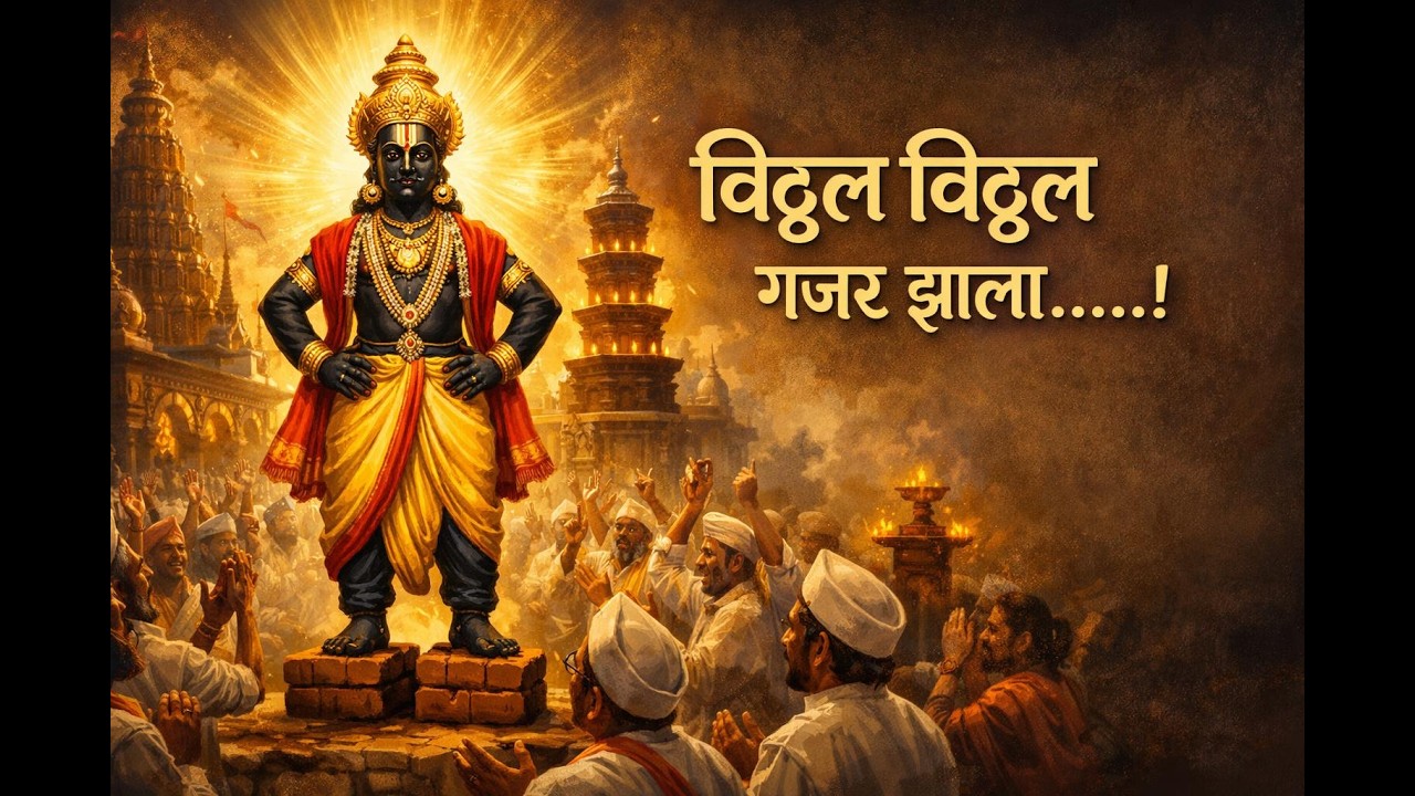 पांडुरंग विठ्ठल भजन | विठ्ठल विठ्ठल गजर | वारकरी संप्रदाय भजन | Pandurang Vitthal Bhajan Marathi