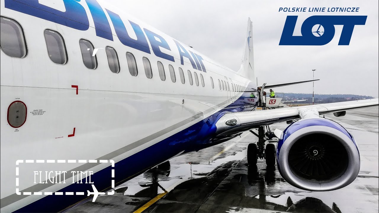 Blue Air op. for LOT - How is the service? | B737-800 | Krak&oacute;w to Warsaw | Economy Flight Report
