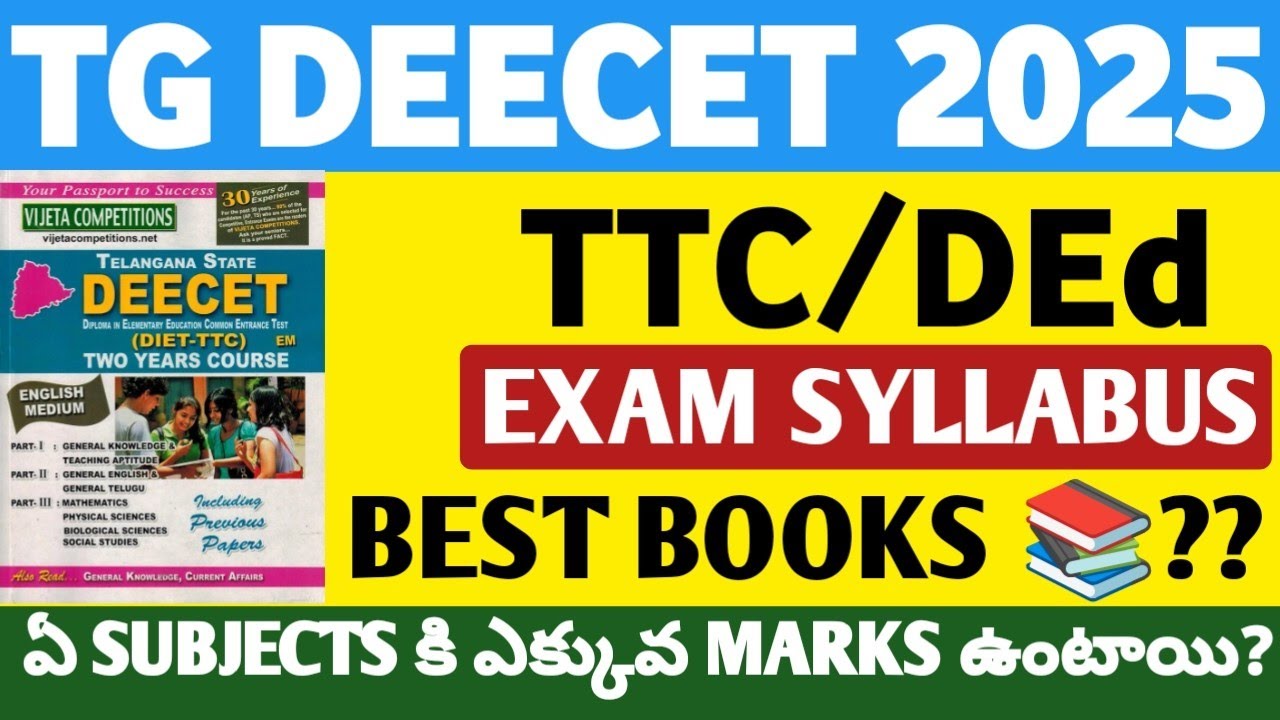 TTC Exam Syllabus in Telangana@StudentUpdates247