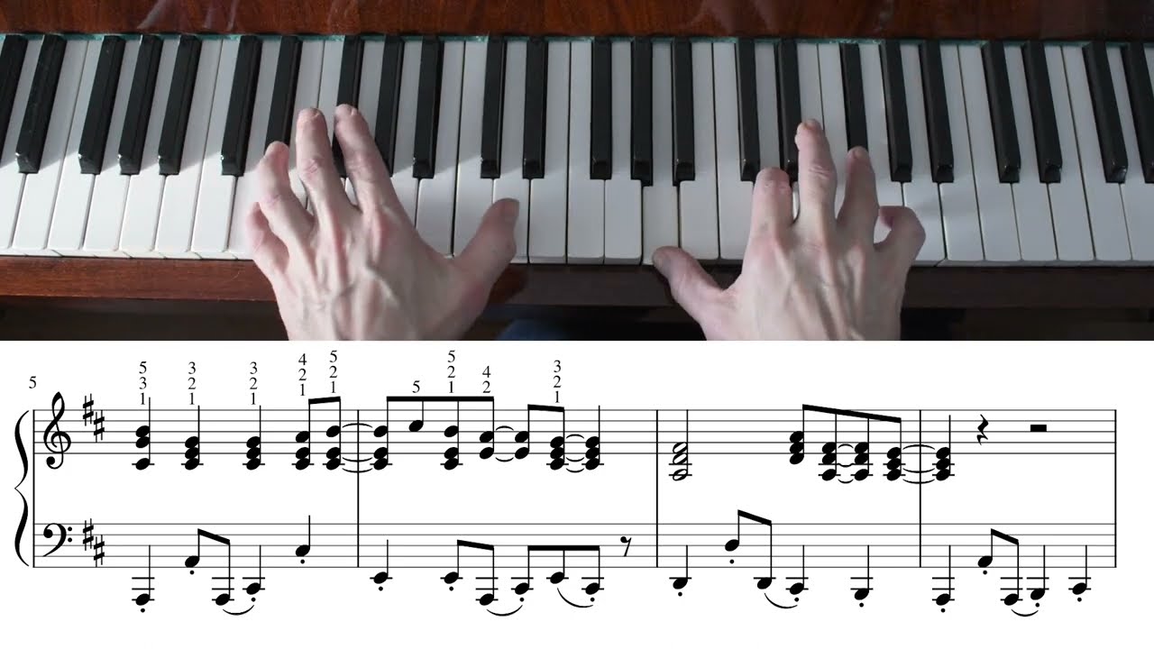 The Beatles Maxwell's Silver Hammer Piano Tutorial - Intermediate Level Part One