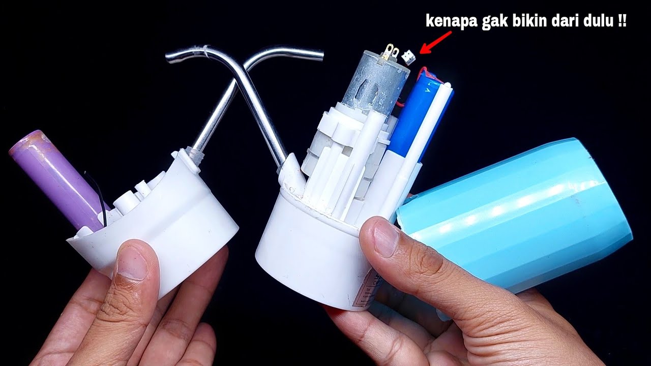POMPA AIR RUSAK JADI LAMPU CANGGIH !! BURUAN MODIF SENDIRI !!