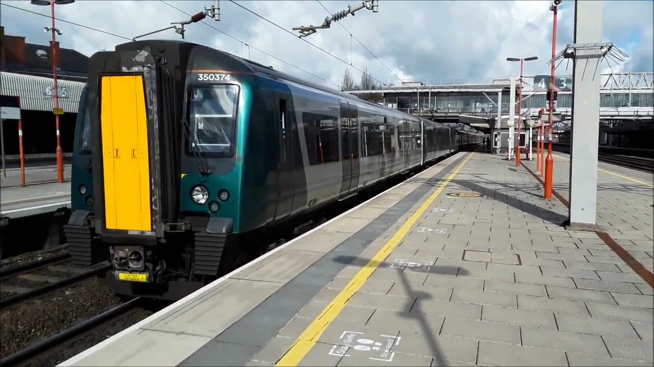 Trains at: Stafford, WCML, 12/04/21, Part 1/2