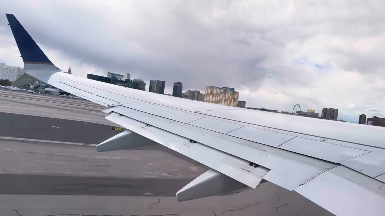 United 737 Max 9 Takeoff LAS