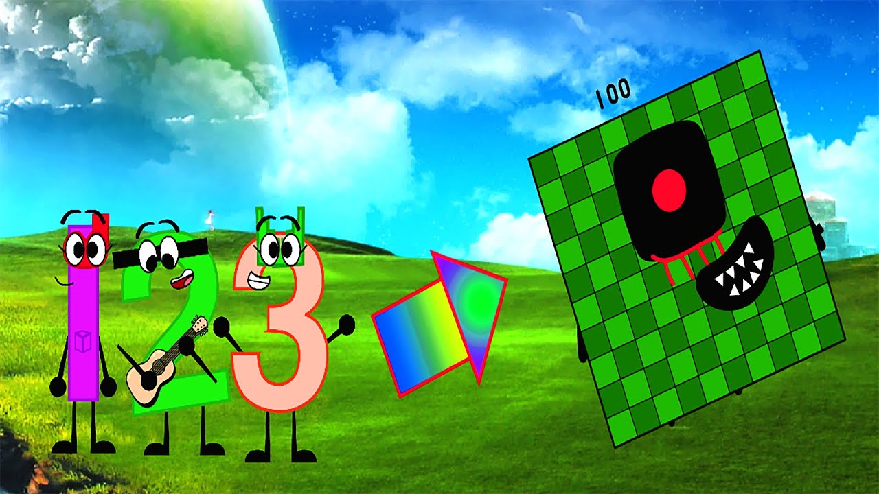 My Parody Uncannystart Numbers Band (1-100) But Vs [ Uncannyblocks  Great Band ] Remix | Cool !