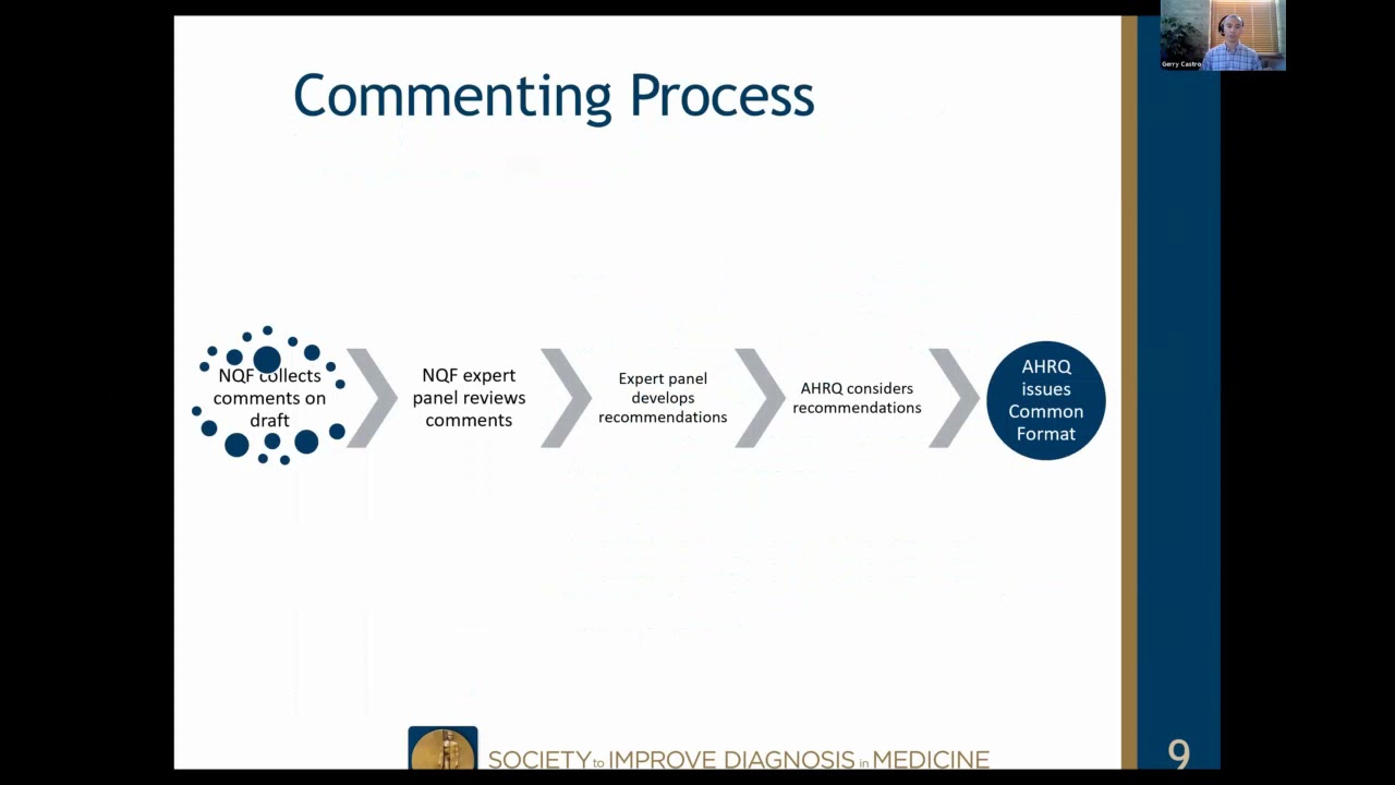 AHRQ Common Format Public Comment Period – Incorporating the Patient and Family Perspective