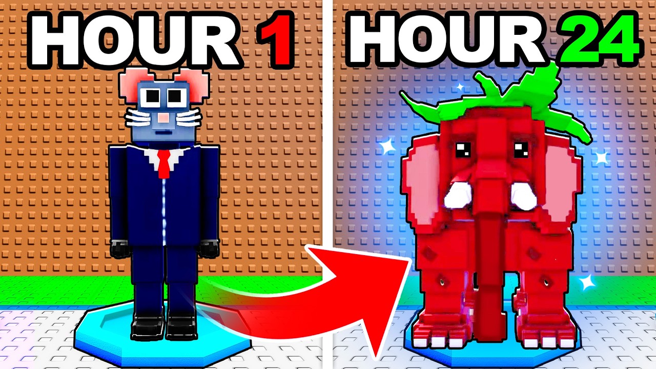 I spent 24 HOURS in Escape Tsunami For Brainrots!