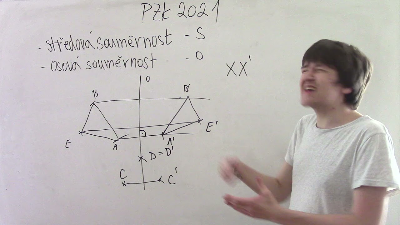 Přijímací zkoušky na SŠ 2021 #28 - Geometrie - Shodnost, osová souměrnost, středová souměrnost
