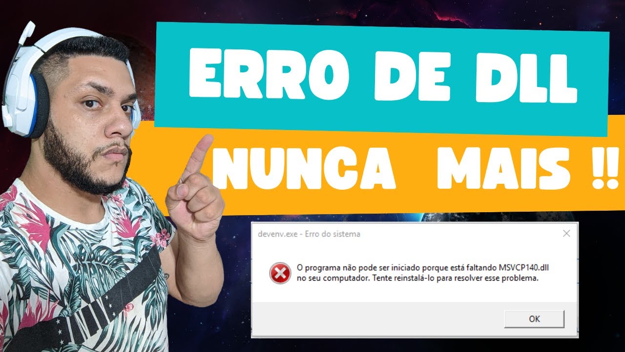 Como Resolver ERRO msvcp140.dll Definitivamente Muito FÁCIL ! (ATUALIZADO)